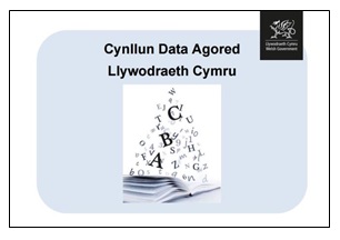 Tudalen flaen y Cynllun Data Agored